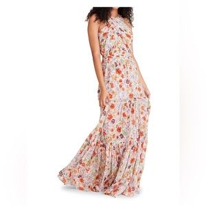 Veronica Beard Floral Silk Maxi